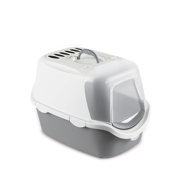 Zolux EasyClean Lettiera Toilette per Gatti Chiusa - Grigio Zolux EasyClean Lettiera Toilette per Gatti Chiusa - Grigio